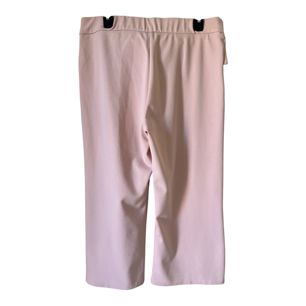 Love Scarlett Blush Pink Tie-Waist Cropped Pants | Size L | Work to Weekend - Picture 2 of 10